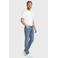 Anytime slim fit jeans gewassen blauw