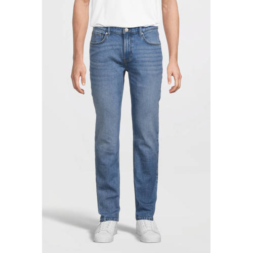anytime slim fit jeans gewassen blauw afbeelding
