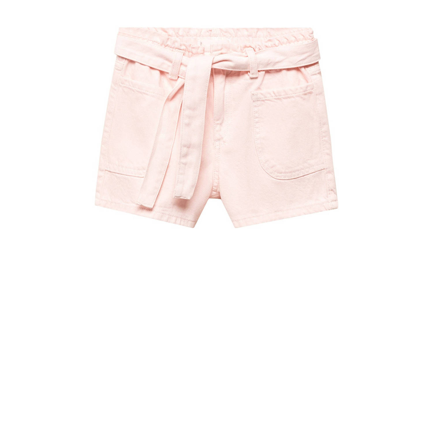 Mango Kids casual short roze Korte broek Meisjes Katoen Effen 140