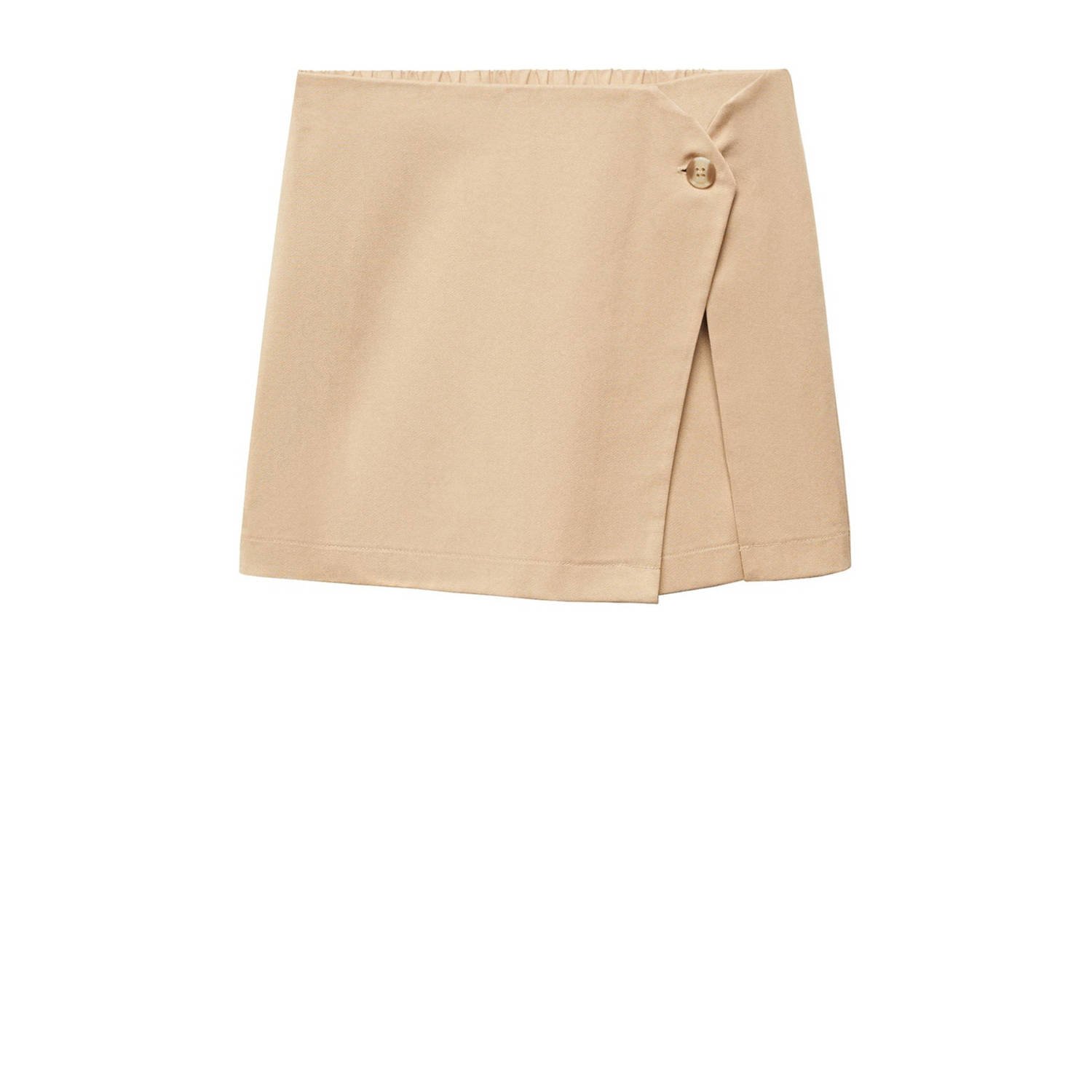 Mango Kids skort beige Rok Meisjes Lyocell Effen 116