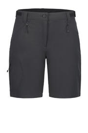thumbnail: Antraciete dames Icepeak outdoor short Beaufort van polyester met regular fit, regular waist en effen