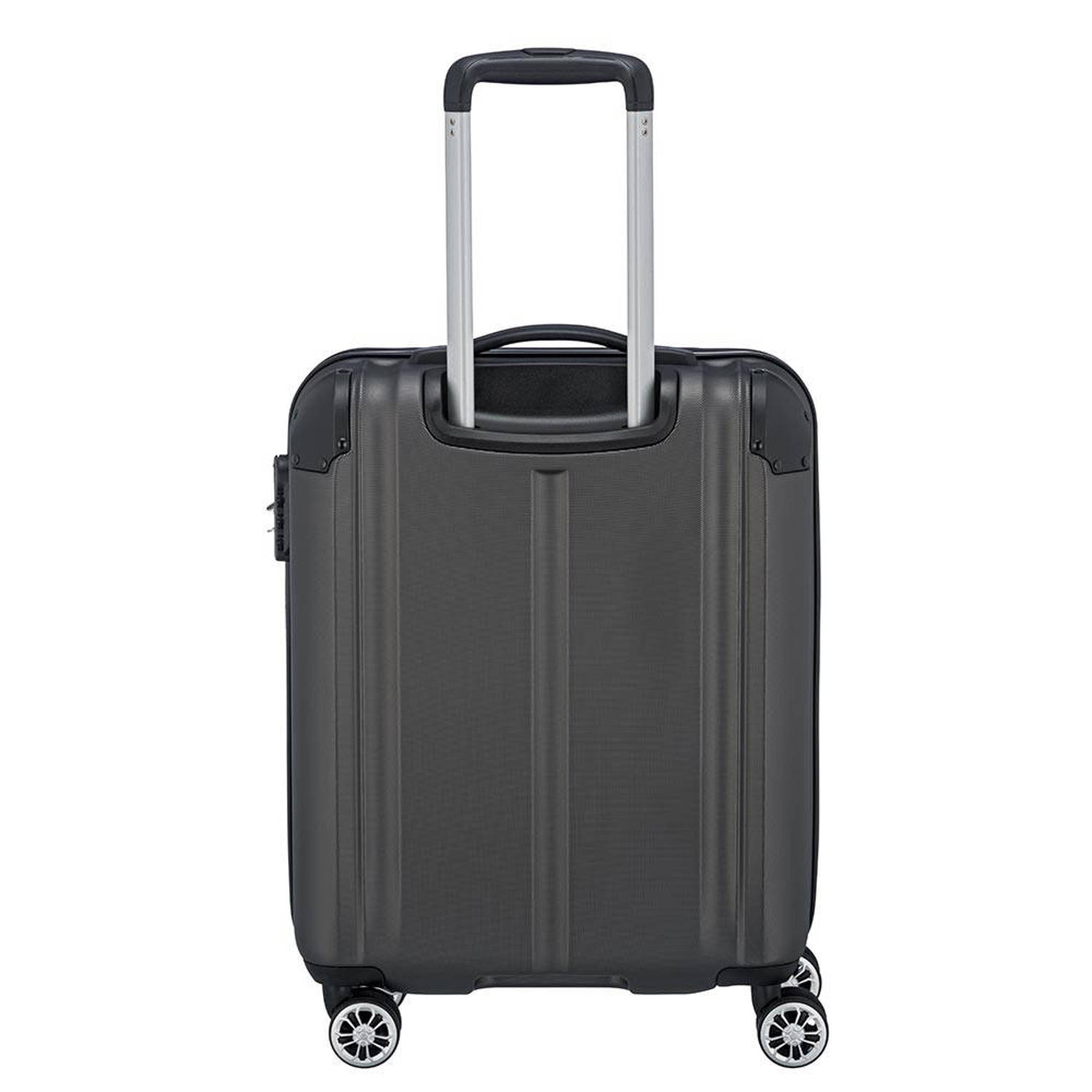 Travelite trolley City 55 cm. antraciet