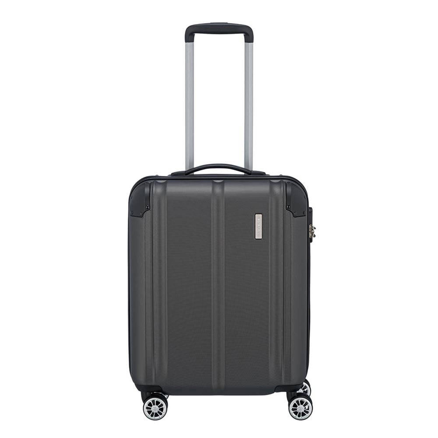 Travelite trolley City 55 cm. antraciet