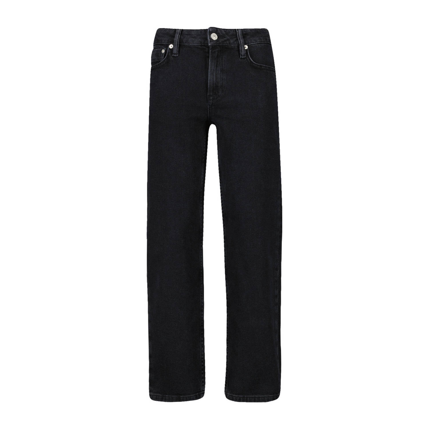 America Today loose fit jeans Dallas washed black Zwart Jongens Denim Effen 122 128