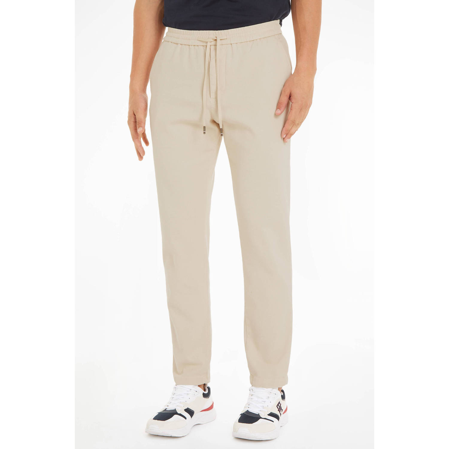 Tommy Hilfiger slim fit broek classic beige