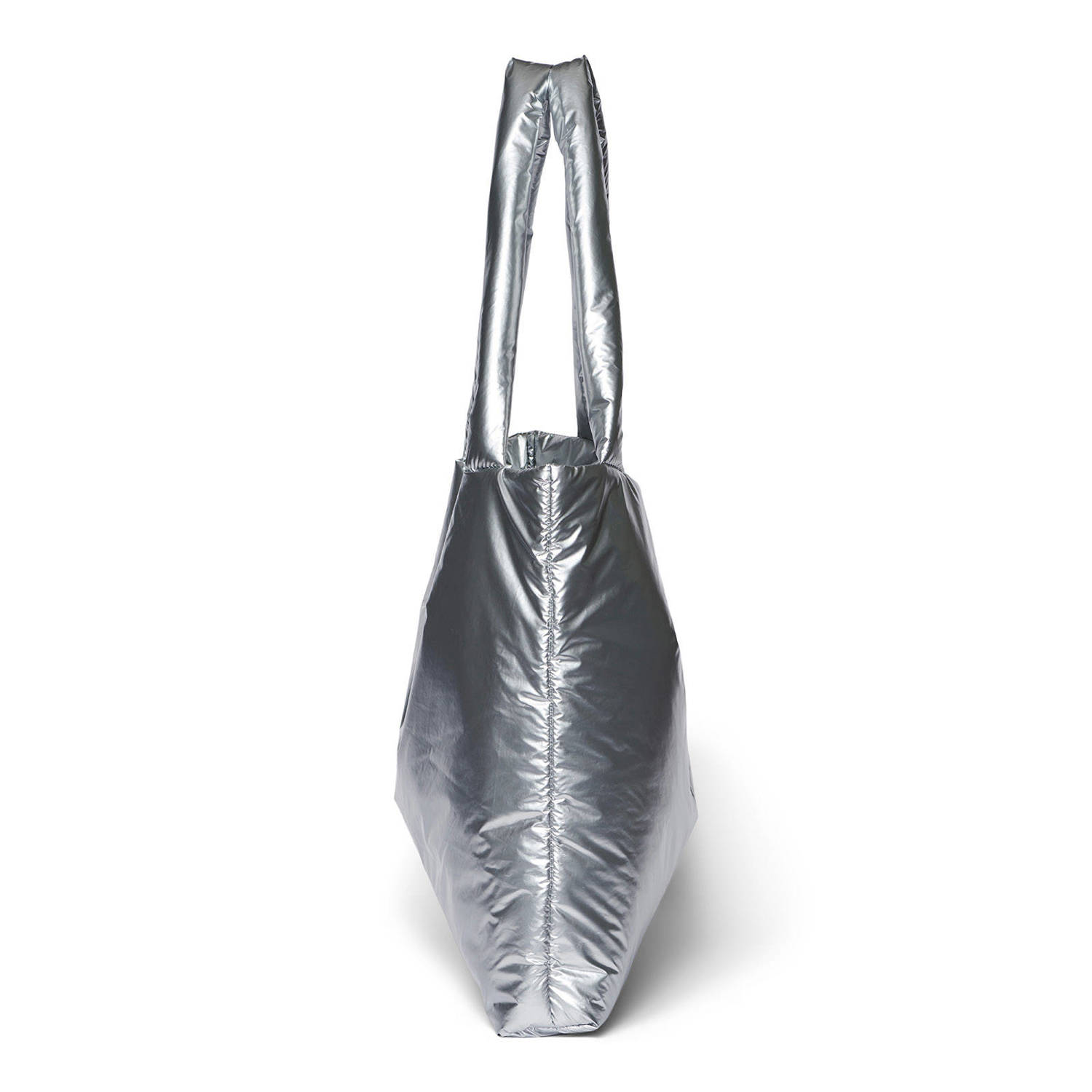 Studio Noos luiertas Puffy Mom Bag zilverkleurig