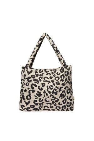 luiertas Holy Cow Puffy Mom Bag ecru/zwart
