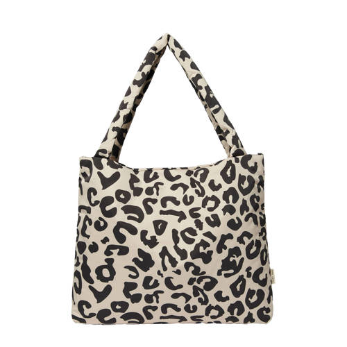 Studio Noos luiertas Holy Cow Puffy Mom Bag ecru/zwart afbeelding