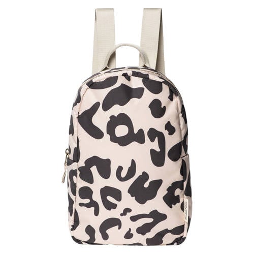 Studio Noos rugzak Holy Cow Puffy Mini Backpack ecru/zwart afbeelding