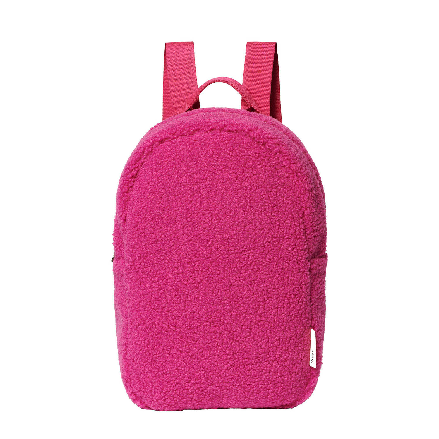 Studio Noos rugzak Teddy Mini backpack fuchsia Roze Effen