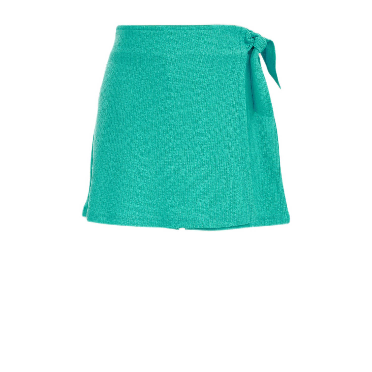 WE Fashion skort Yea Dura petrol groen Rok Meisjes Polyester Effen 110 116