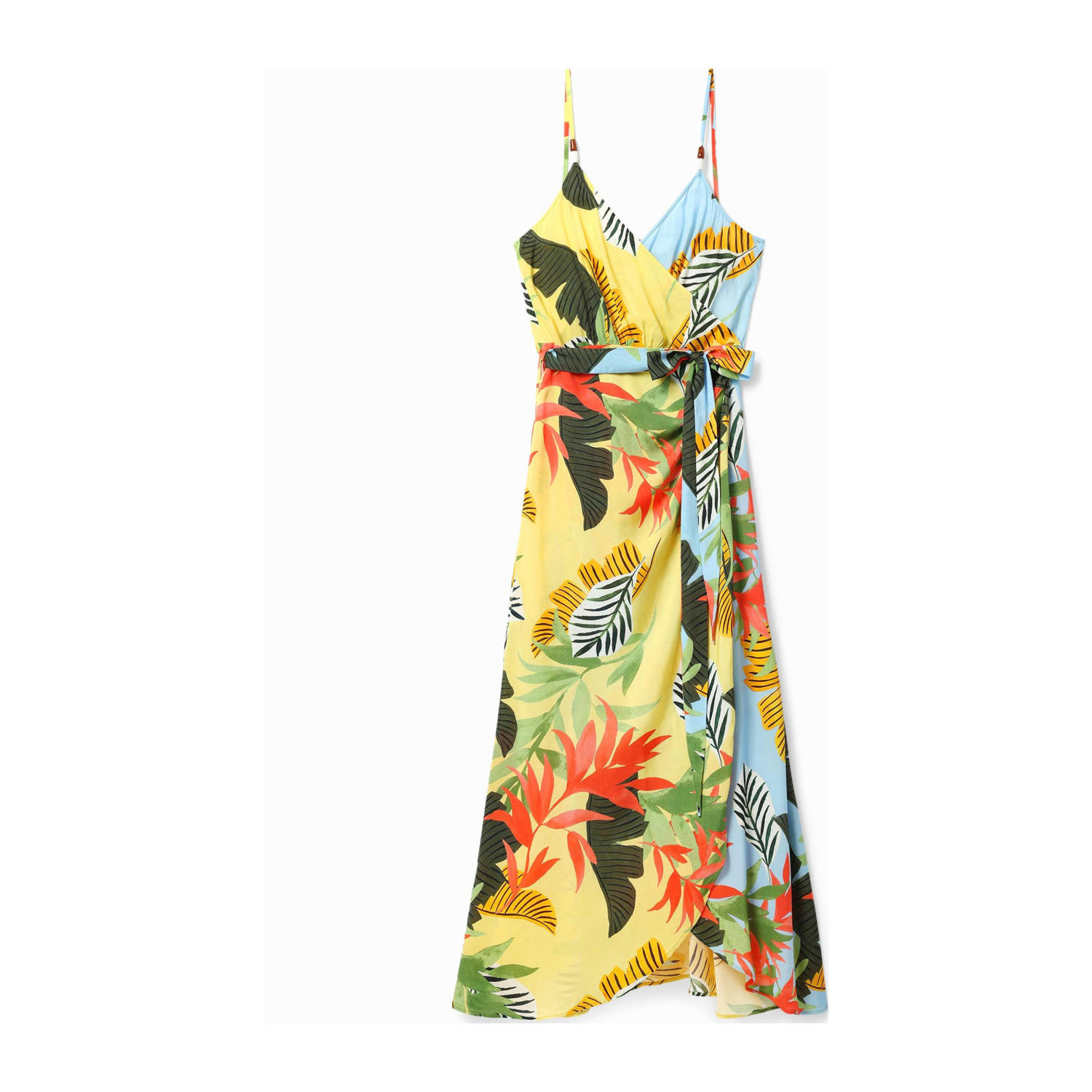 Desigual Tropische Midi Jurk Lente Zomer Collectie Multicolor Dames