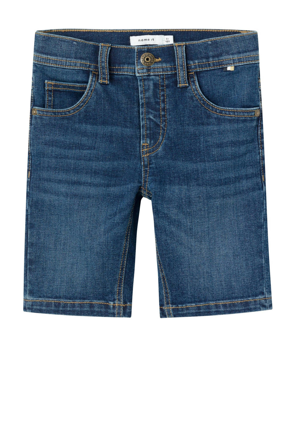 Name It Jungen Hose NKMSILAS Slim - Bio-Baumwolle Lang Shorts Humus