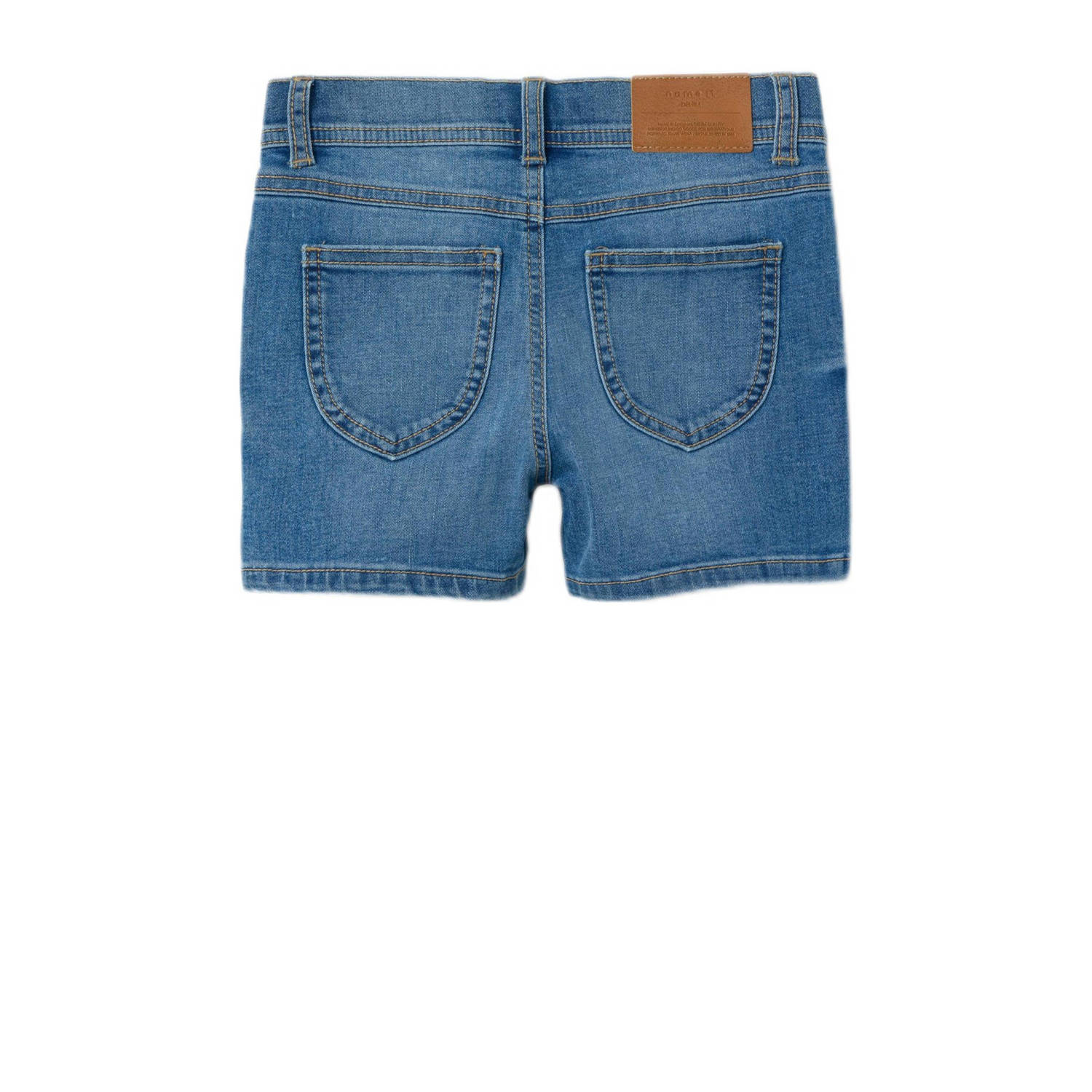 NAME IT KIDS slim fit denim short NKFSALLI medium blue denim
