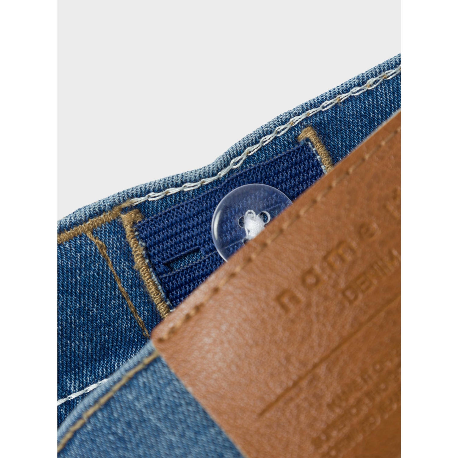 NAME IT KIDS slim fit denim short NKFSALLI medium blue denim