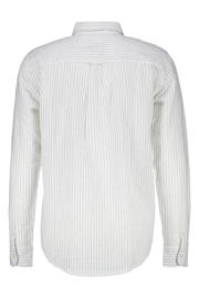 thumbnail: America Today gestreept regular fit overhemd Hollis white/blue