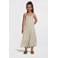 NAME IT KIDS maxi jurk NKFVINAYA zachtgeel/lila