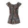 NAME IT KIDS playsuit NKFVINAYA met all over print donkerblauw/lila/oranje