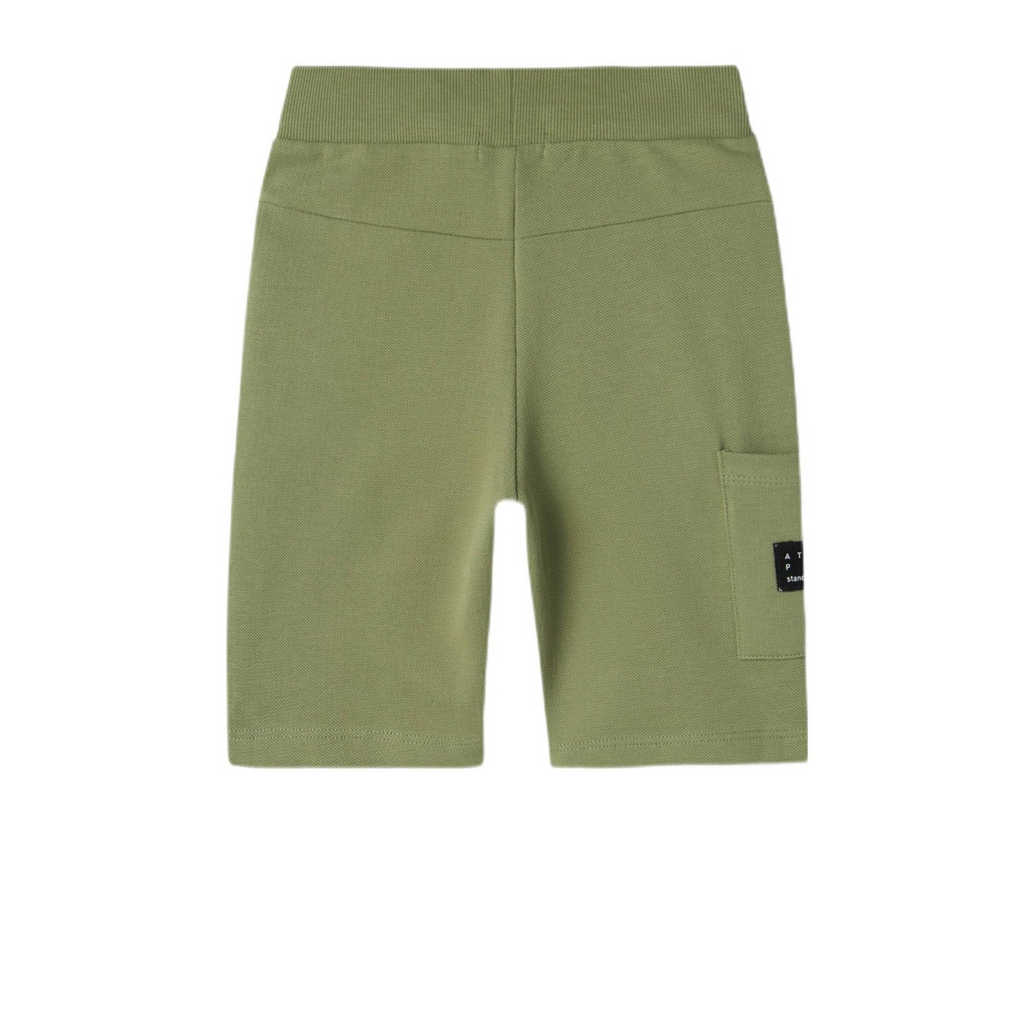 NAME IT KIDS sweatshort NKMVIVASSE armygroen