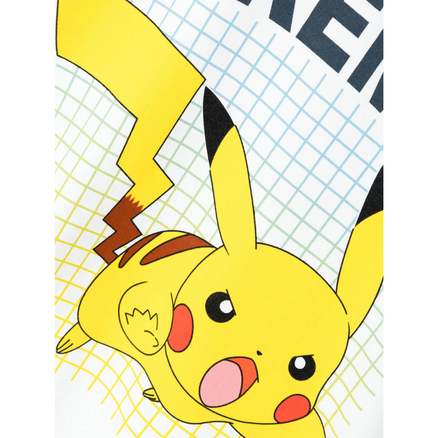 NAME IT KIDS Pokemon T-shirt NKMAMOS met printopdruk wit
