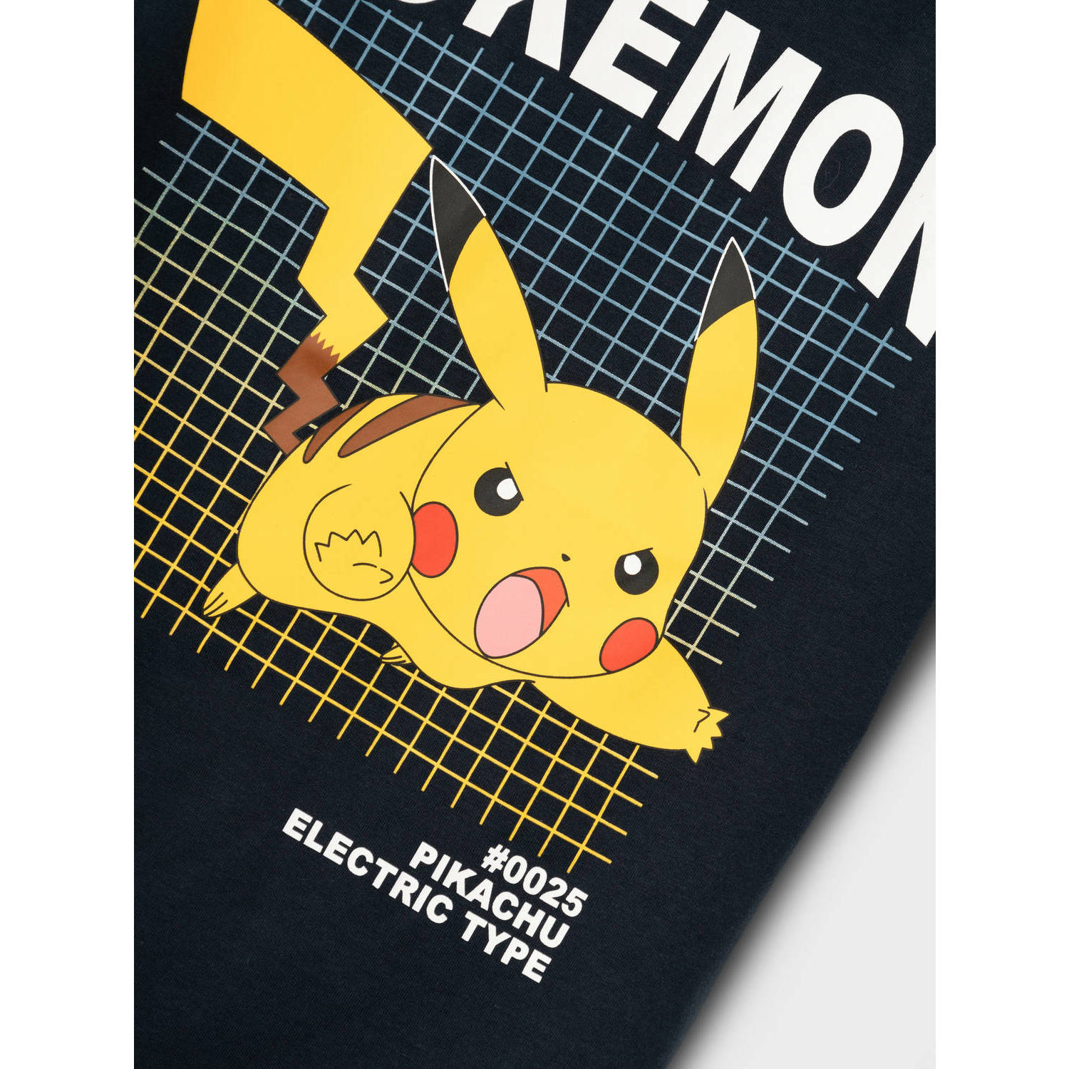 NAME IT KIDS Pokemon T-shirt NKMAMOS met printopdruk donkerblauw