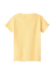 thumbnail: NAME IT MINI T-shirt NMFVIVEMMA met printopdruk en textuur warmgeel