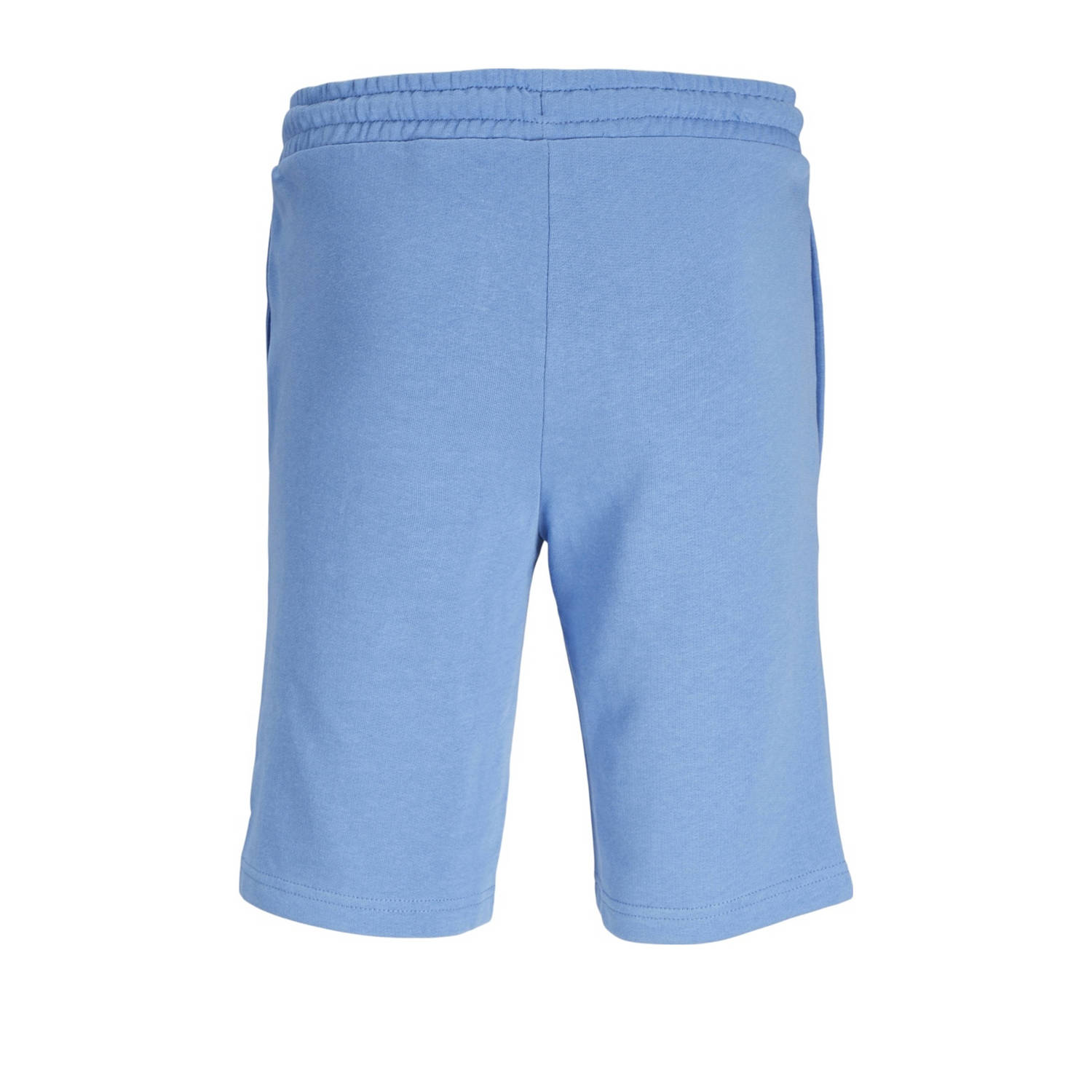 JACK & JONES JUNIOR sweatshort JPSTKAPPER met logo lichtblauw