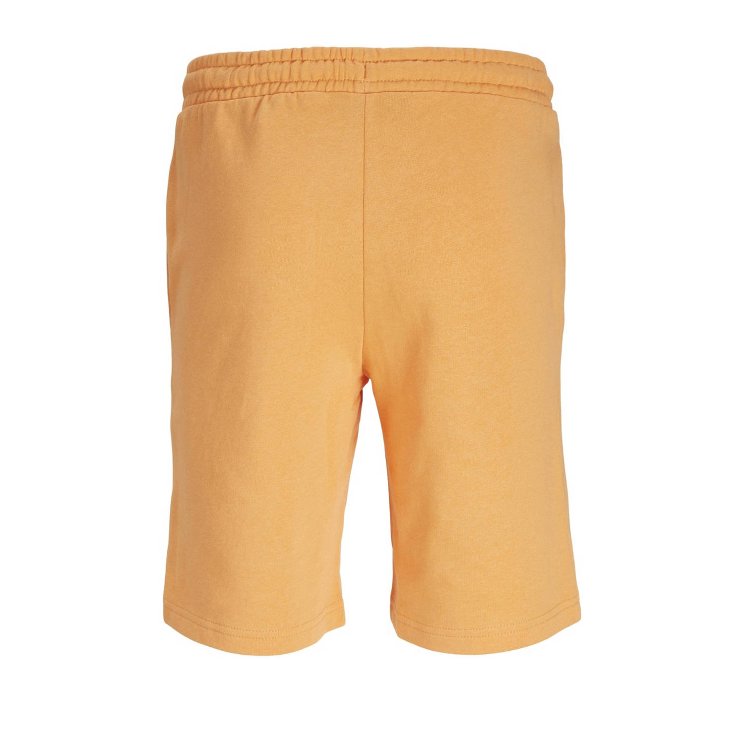 JACK & JONES JUNIOR sweatshort JPSTKAPPER met logo lichtoranje