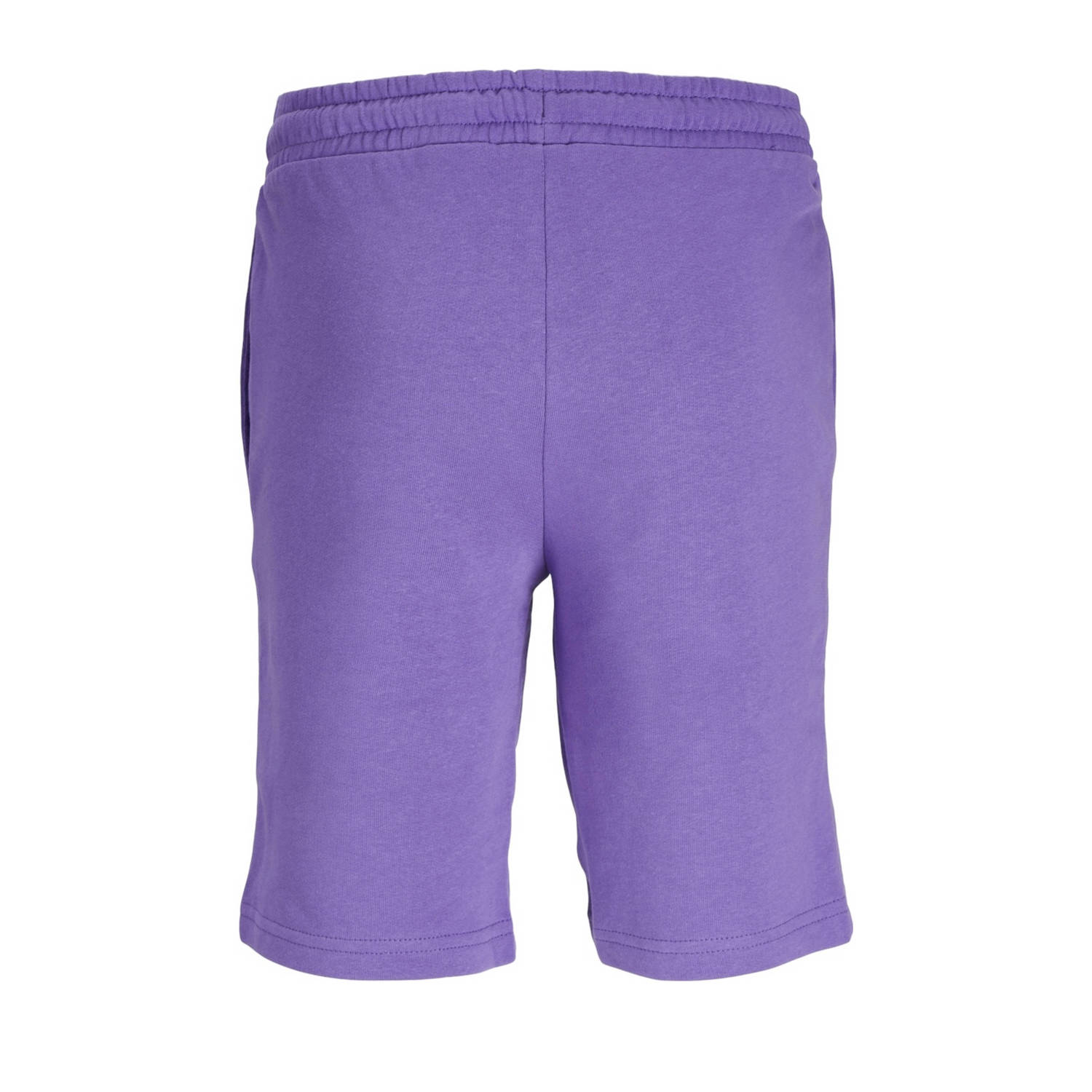 JACK & JONES JUNIOR sweatshort JPSTKAPPER met logo paars