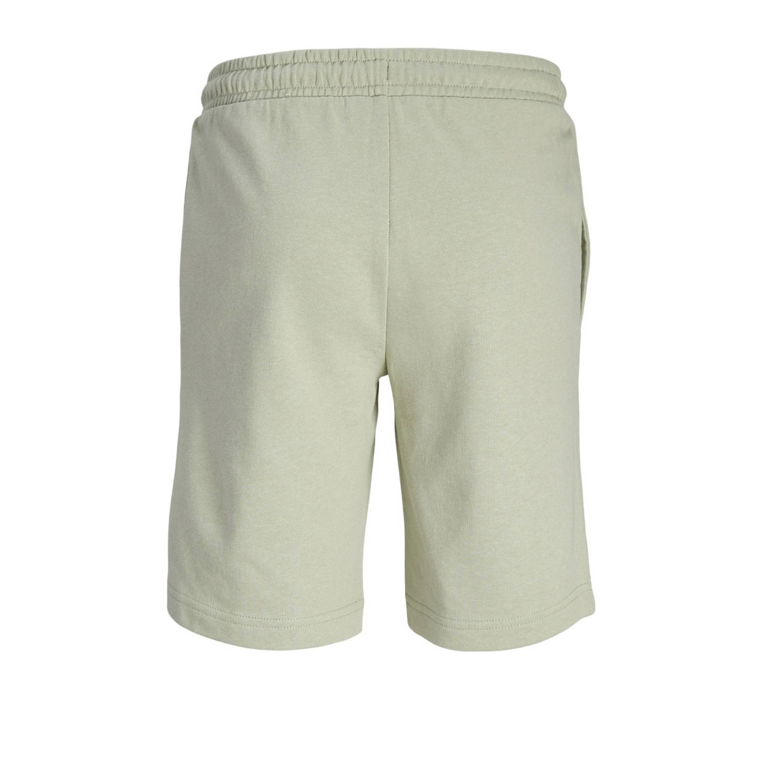 JACK & JONES JUNIOR sweatshort JPSTKAPPER met logo saliegroen