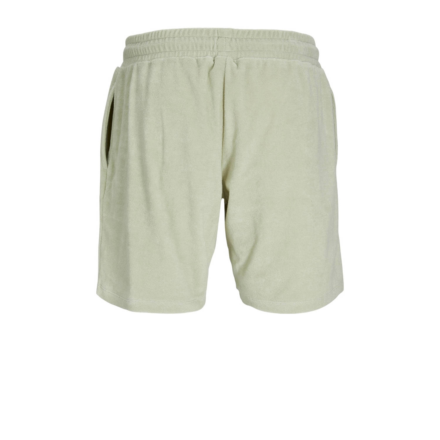 JACK & JONES JUNIOR badstof casual short JPSTJAYDEN JJJAMES zachtgroen