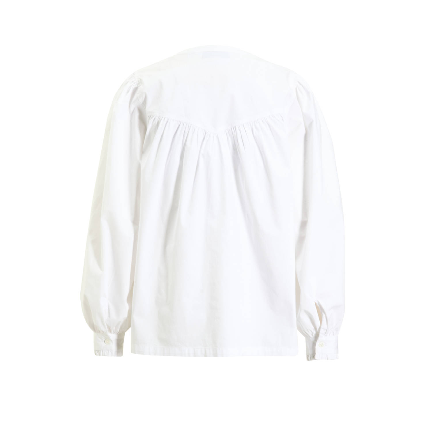 anytime blouse met v-hals wit