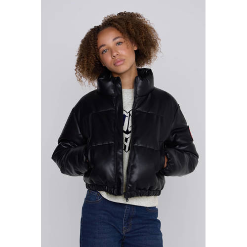 Coolcat Imitatieleren Puffer Winterjas Jessie afbeelding