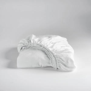 katoenen hoeslaken - wit (35 cm hoog)