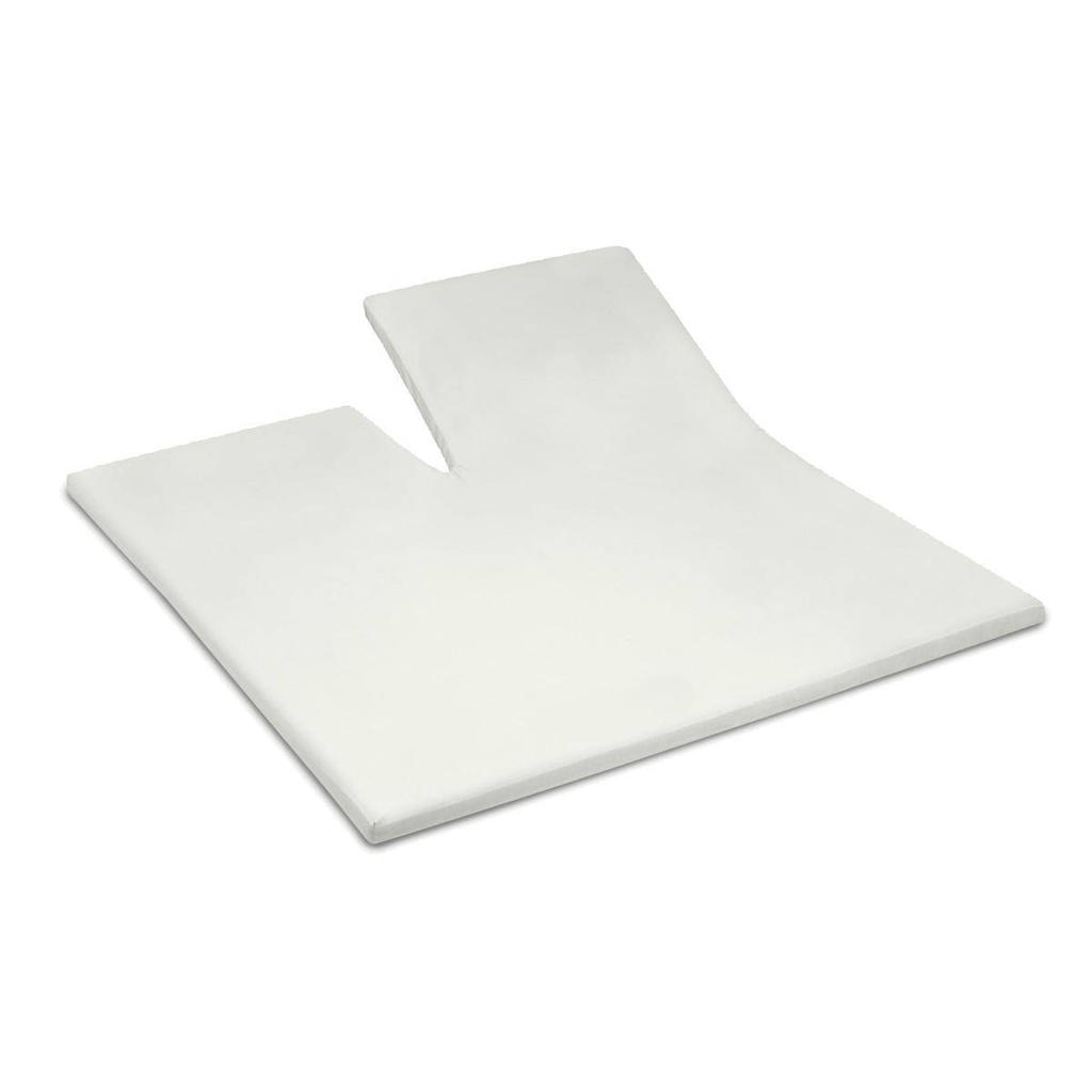 Cinderella katoenen hoeslaken split topmatras - ivoor (15 cm hoog)