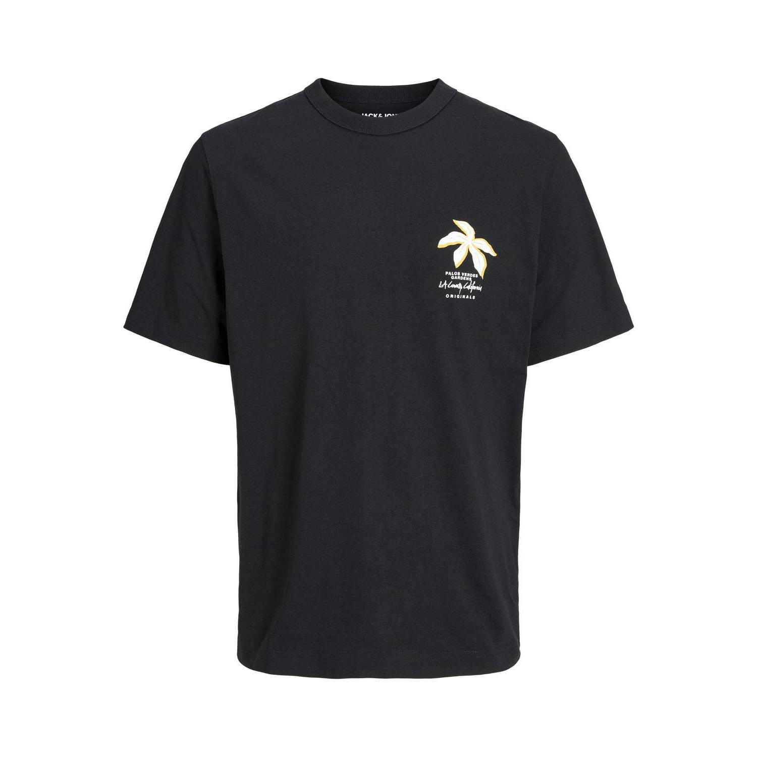 JACK & JONES PLUS SIZE T-shirt Plus Size met printopdruk black