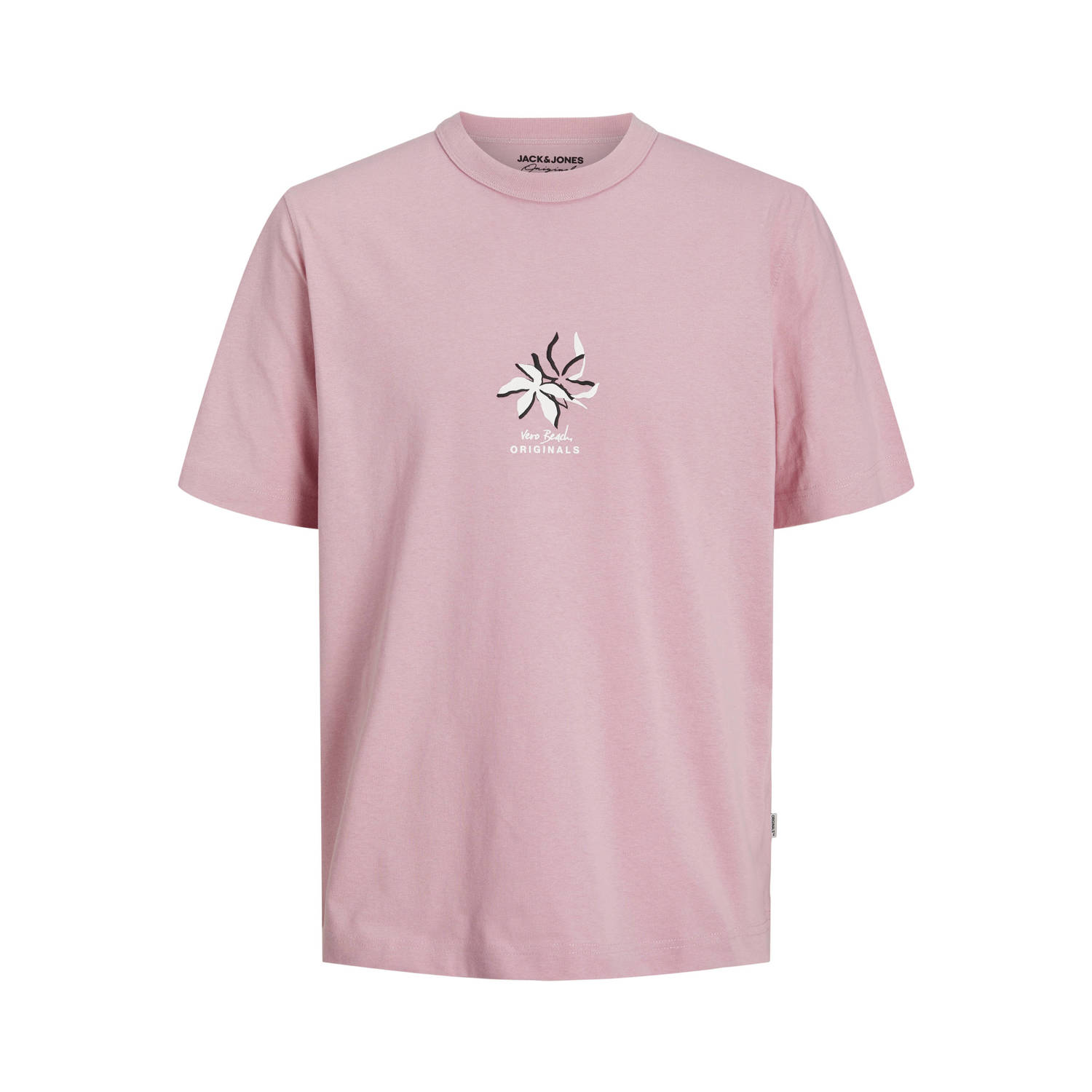 JACK & JONES PLUS SIZE T-shirt Plus Size met printopdruk pink nectar