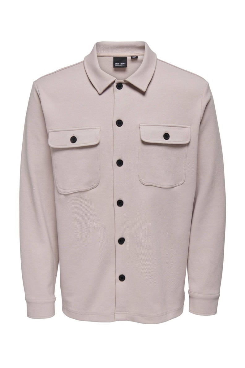 ONLY & SONS Onslev canvas overshirt 0359, falcon, L ONLY & SONS Onslev canvas overshirt 0359, falcon, L