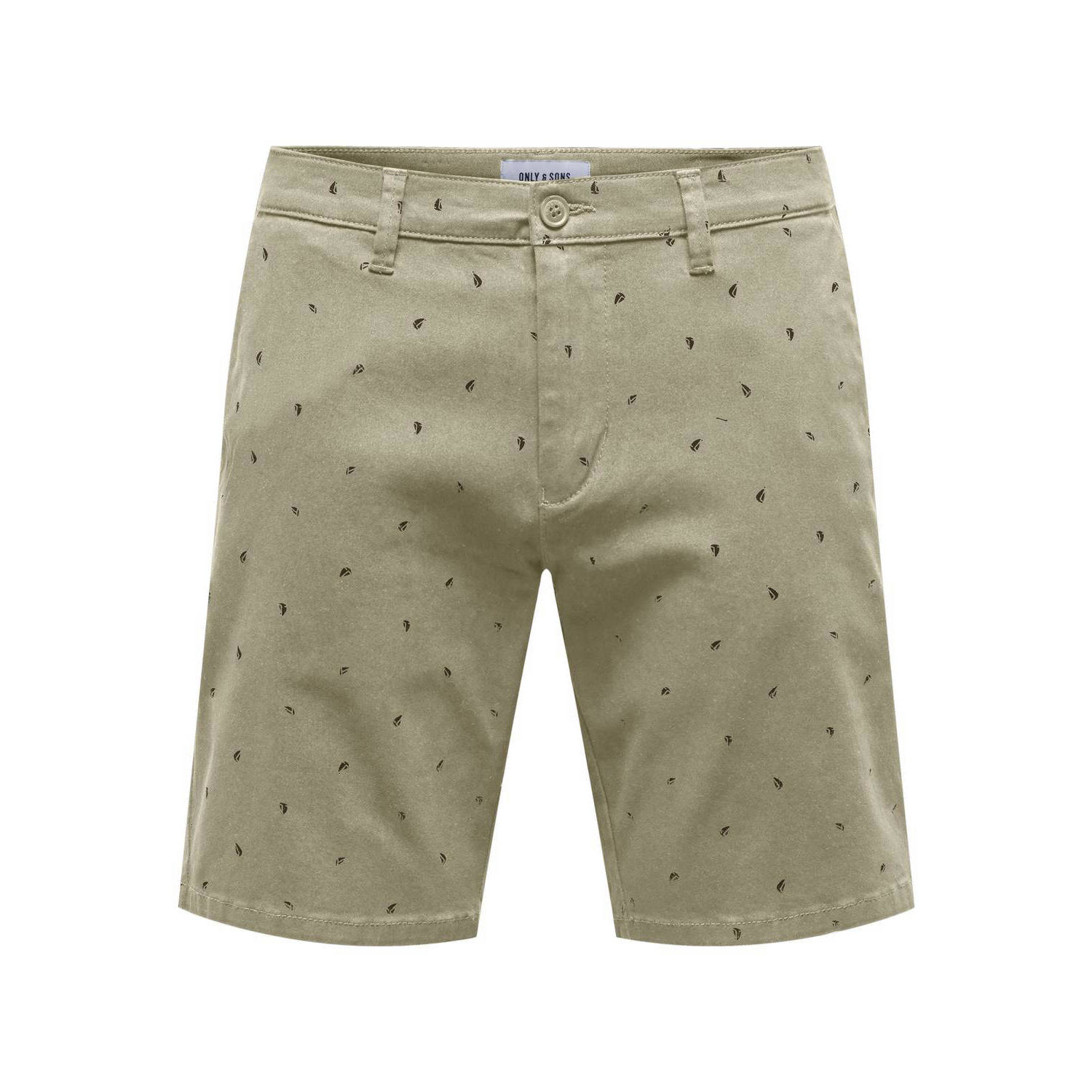 ONLY & SONS regular fit short ONSCAM met all over print