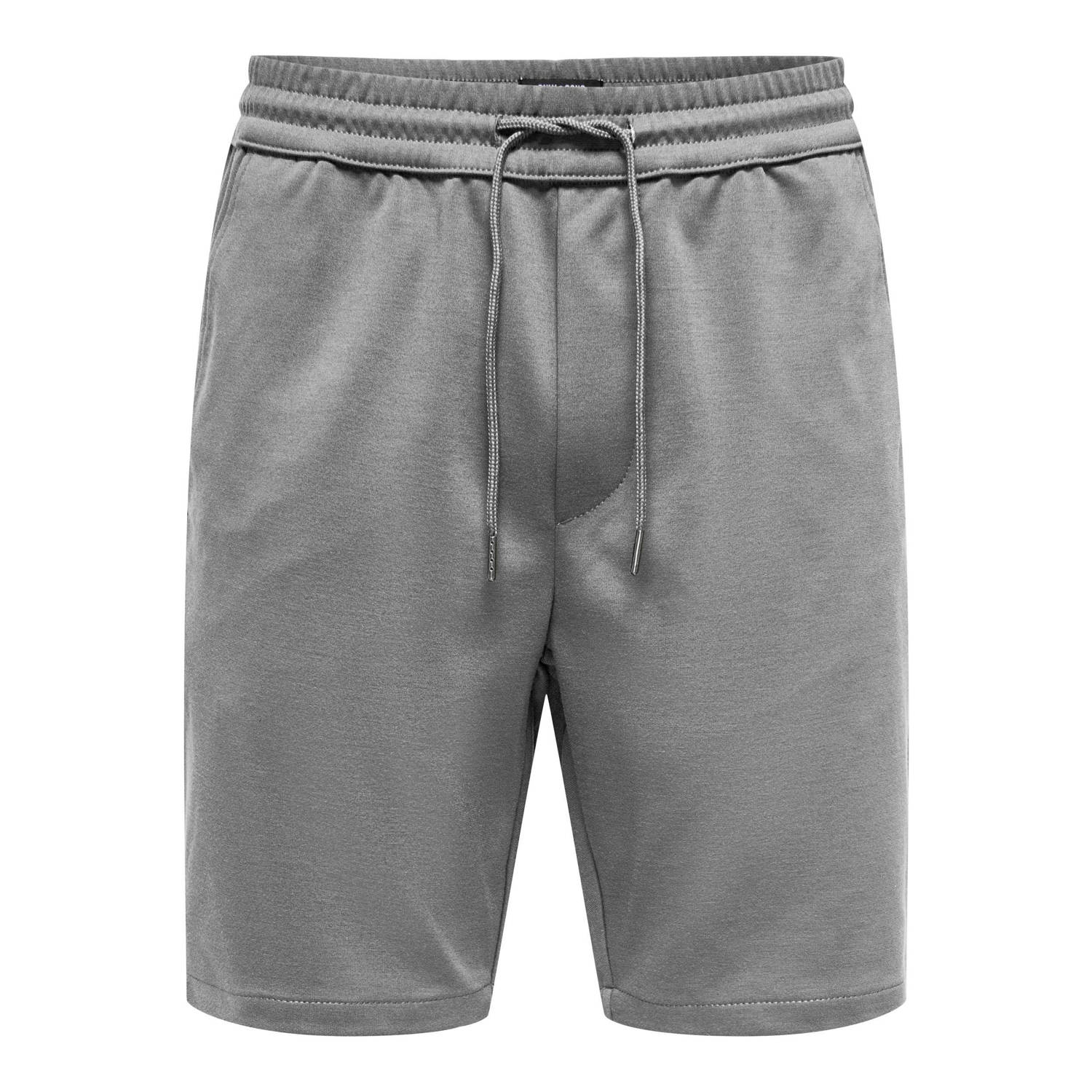 ONLY & SONS regular fit short ONSLINUS medium grey melange