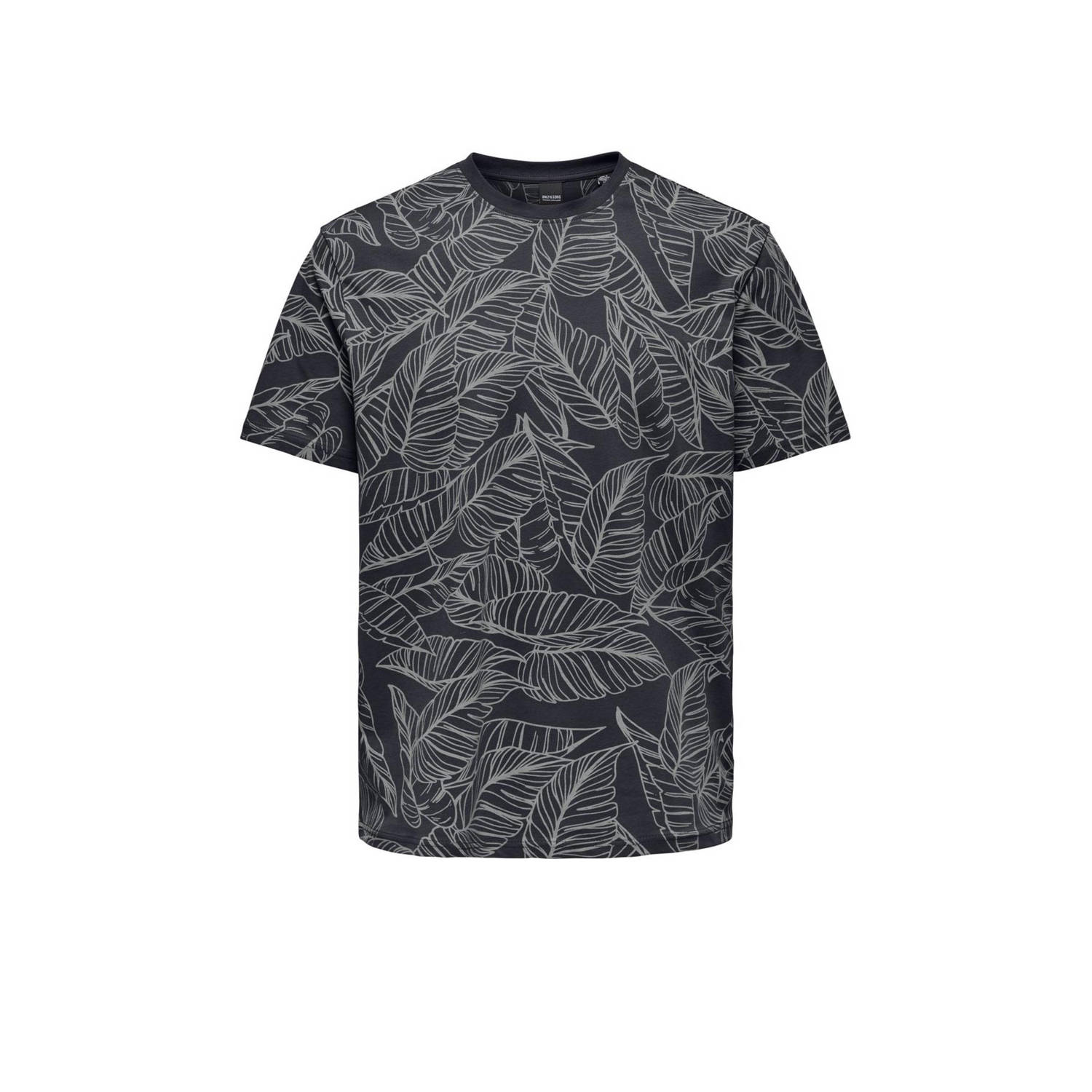 ONLY & SONS T-shirt ONSVAIL met all over print navy blazer