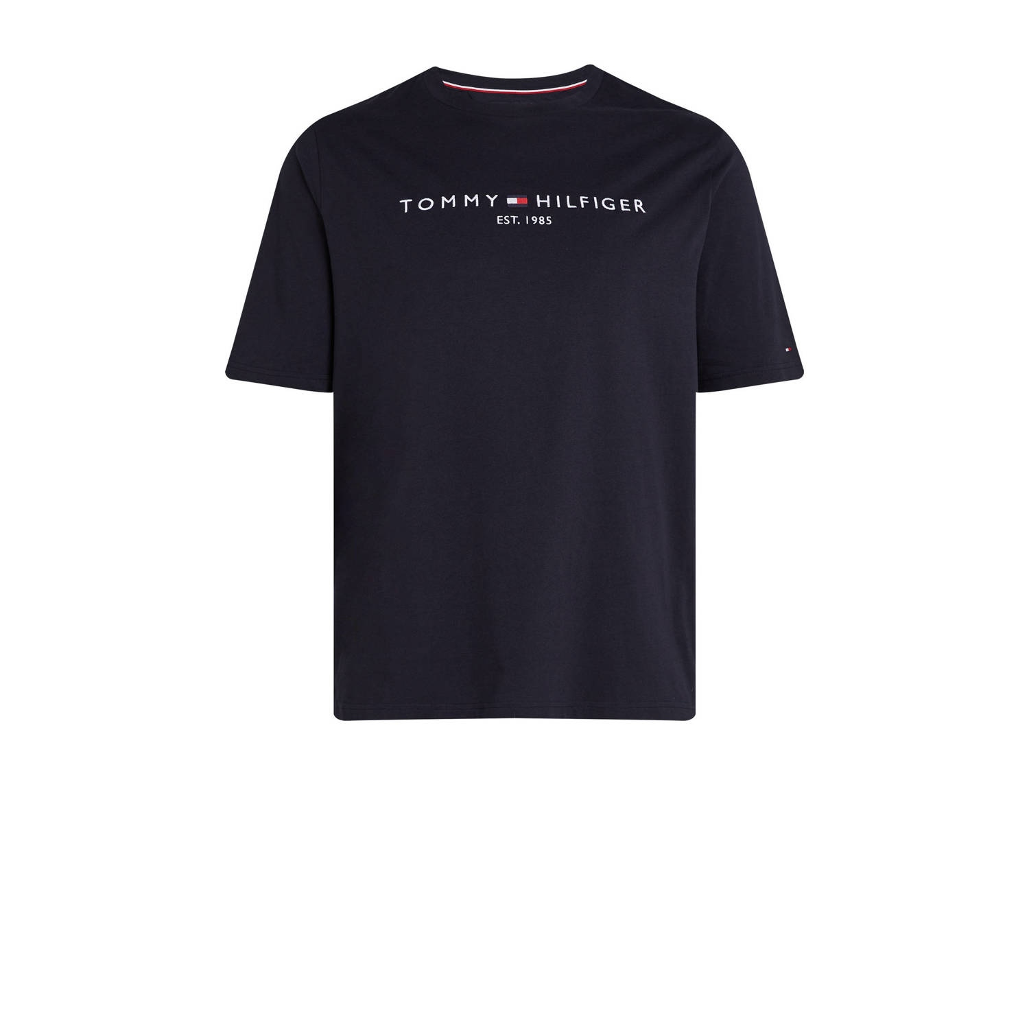 Tommy Hilfiger Big & Tall slim fit T-shirt Plus Size met printopdruk desert sky
