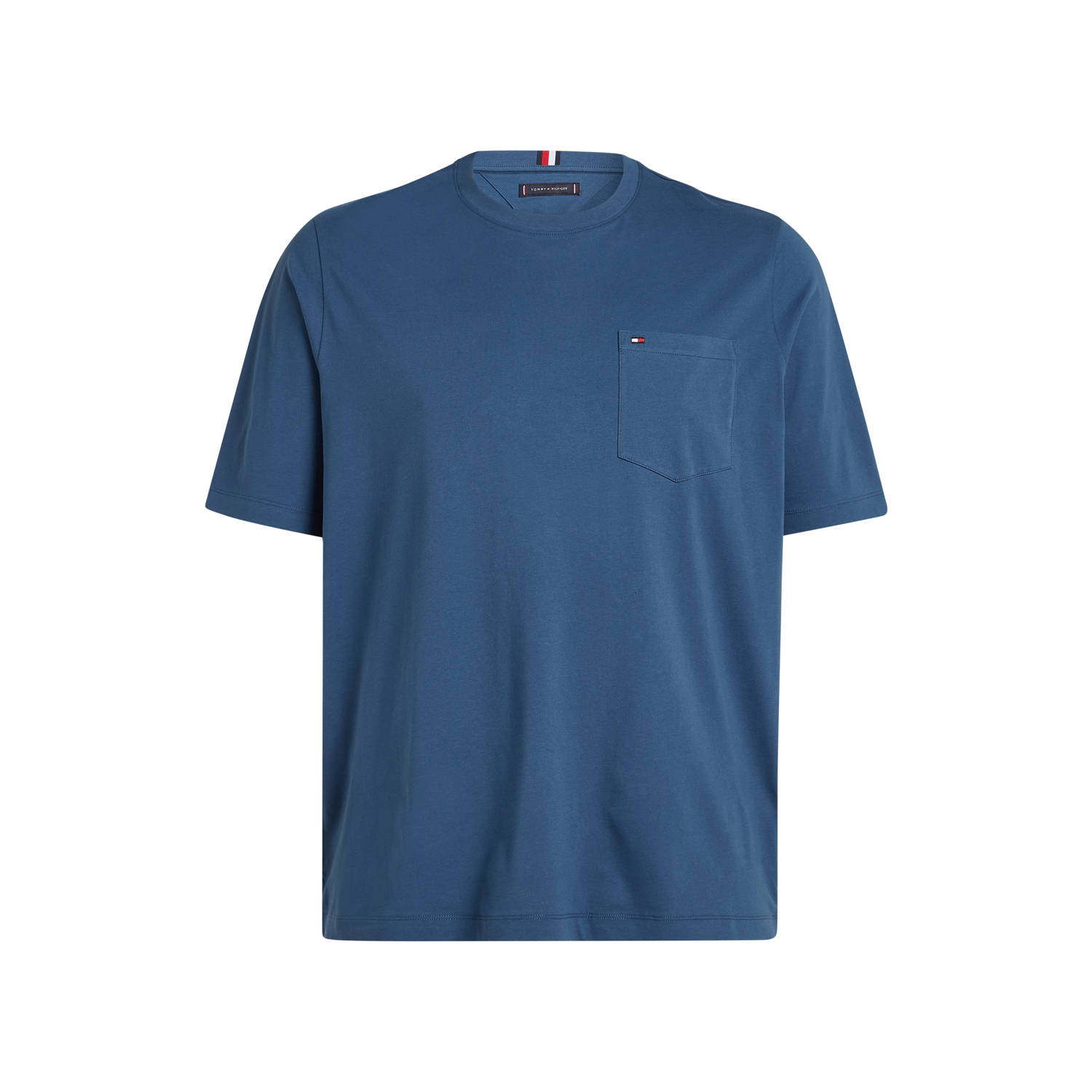 Tommy Hilfiger Big & Tall regular fit T-shirt Plus Size met logo aegean sea