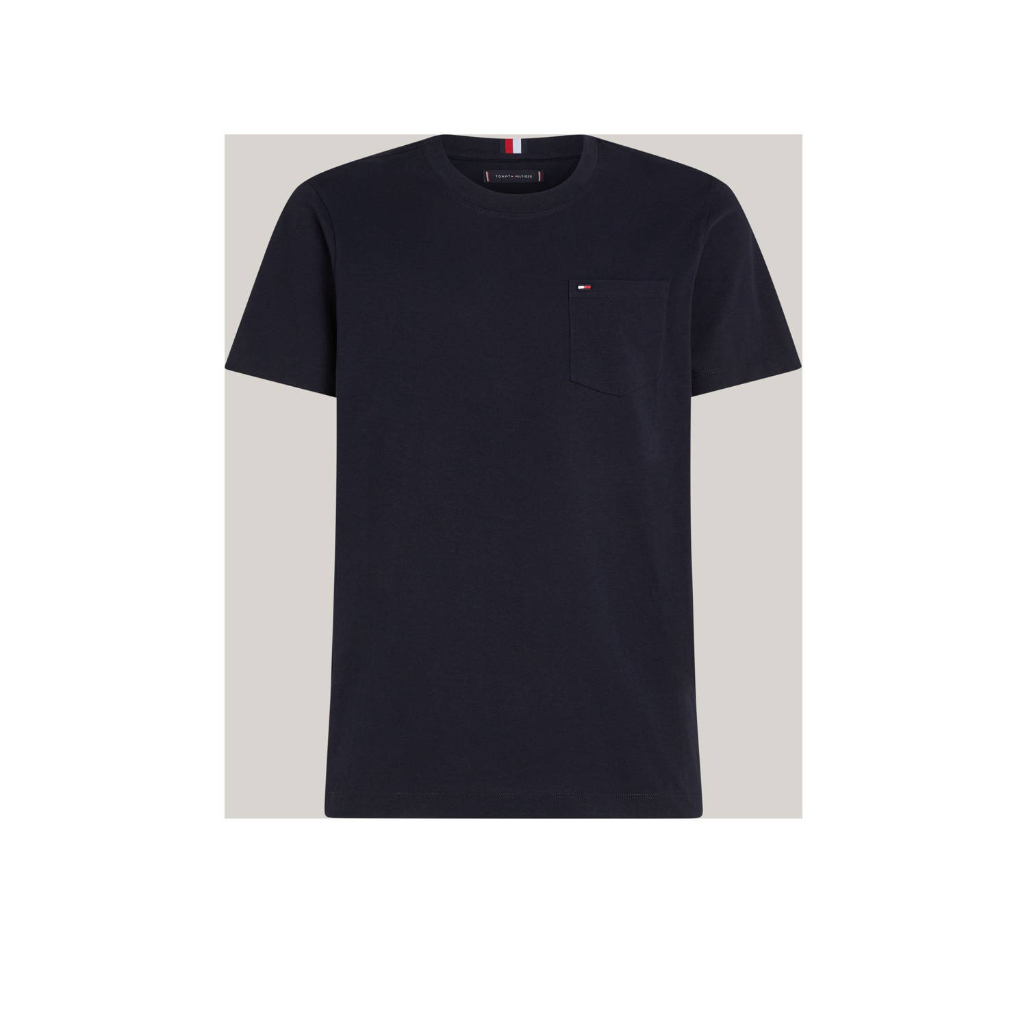 Tommy Hilfiger Big & Tall regular fit T-shirt Plus Size met logo desert sky