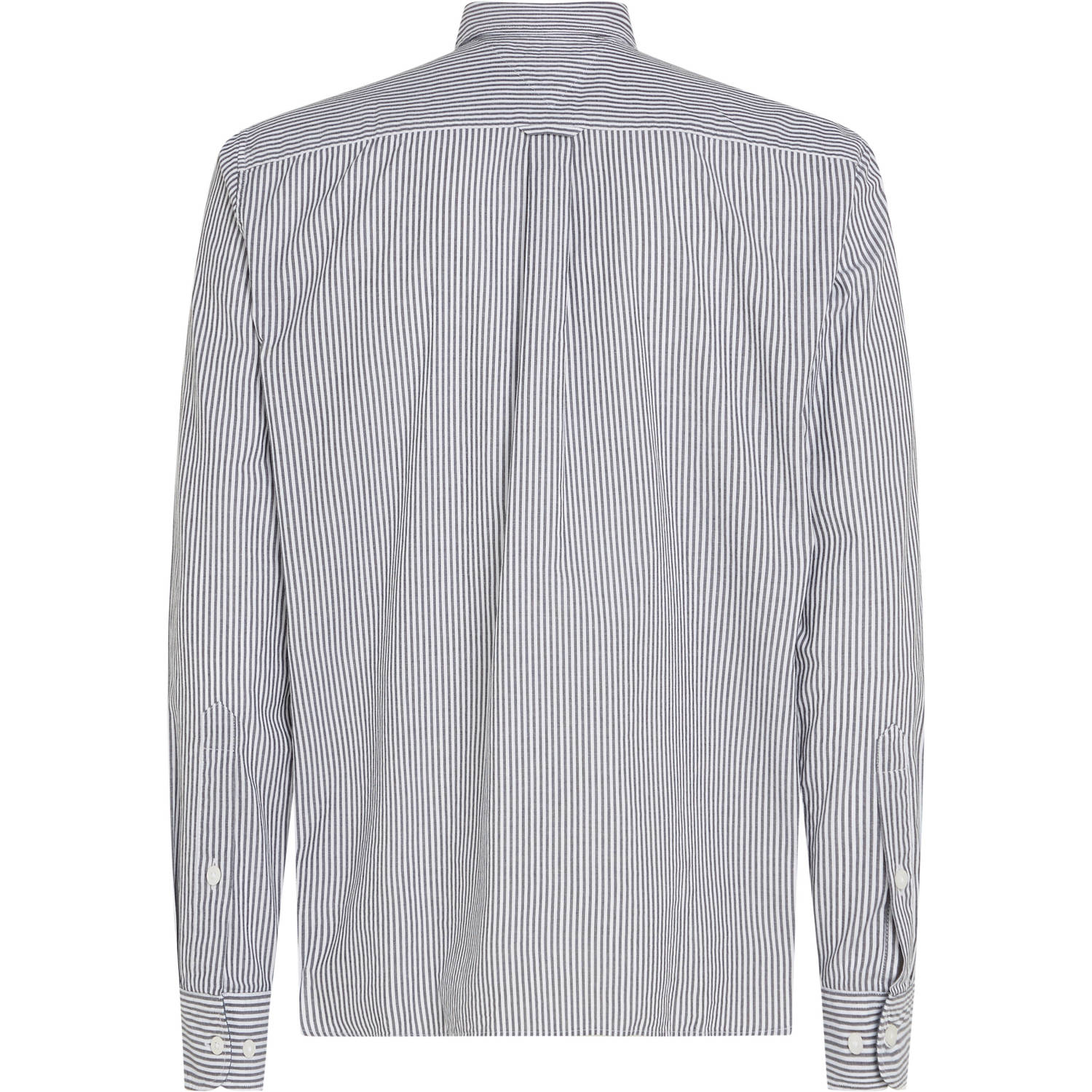 Tommy Hilfiger Big & Tall gestreept slim fit overhemd Plus Size lichtblauw