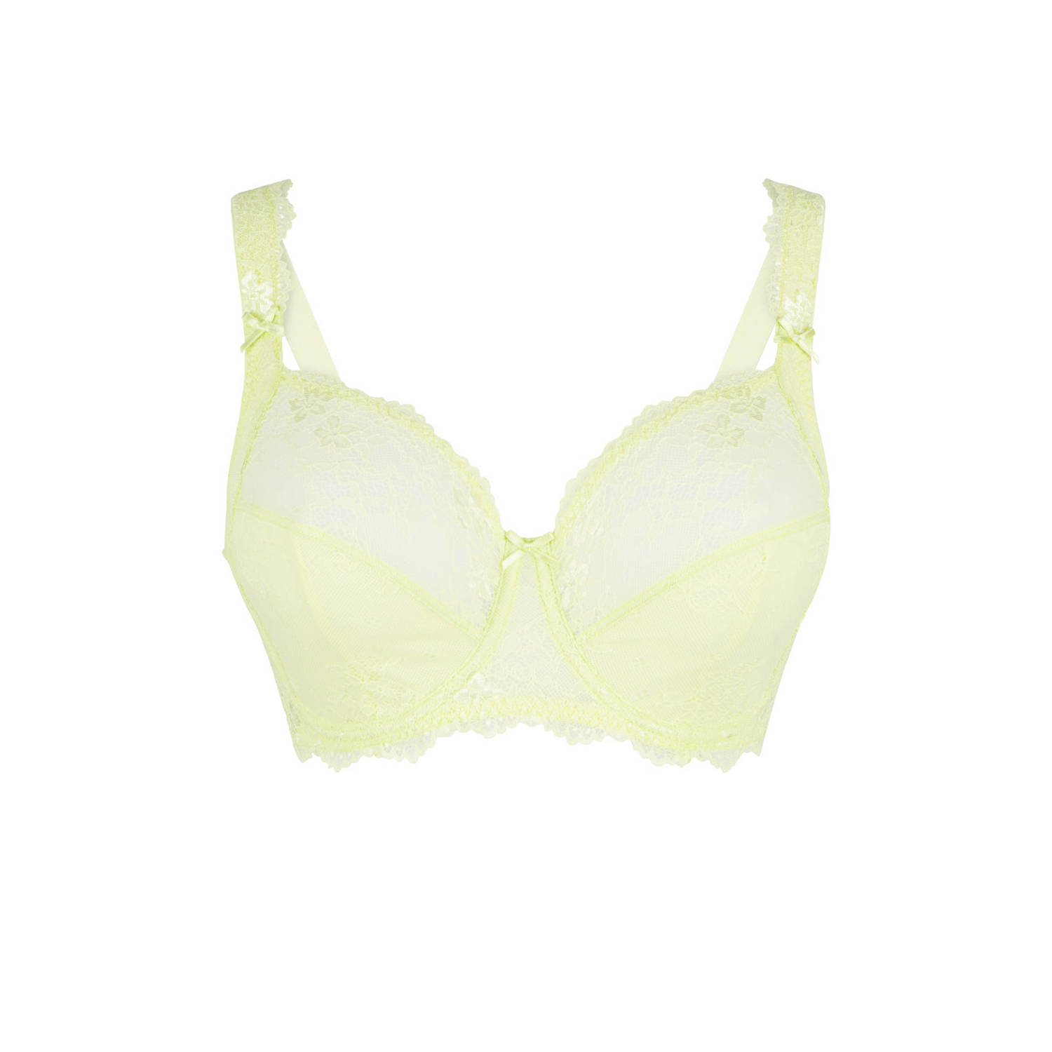 LingaDore niet-voorgevormde beugelbh Daily Full Coverage Lace lichtgeel