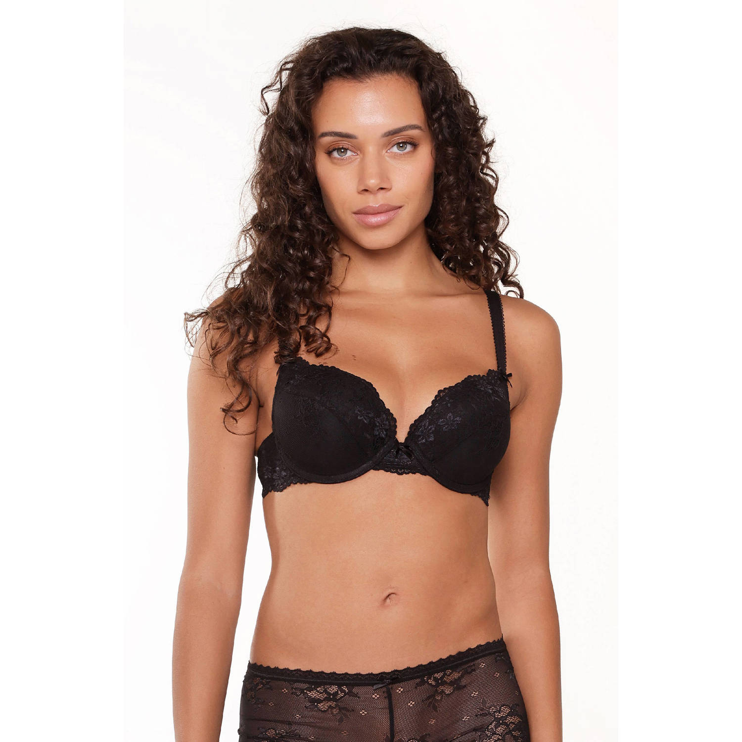 LingaDore voorgevormde push-up bh Daily zwart
