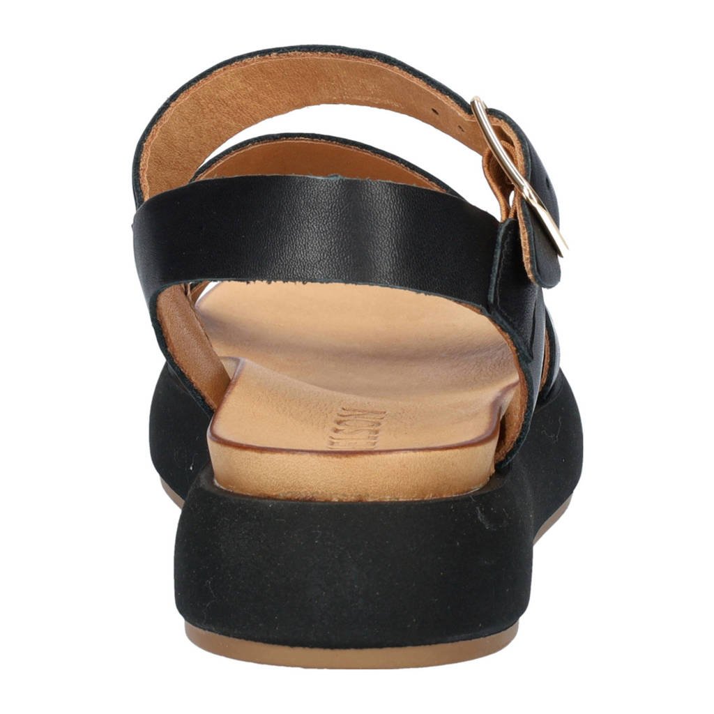 Nelson leren sandalen zwart kopen? Morgen in huis wehkamp