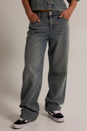 wide leg jeans grijs