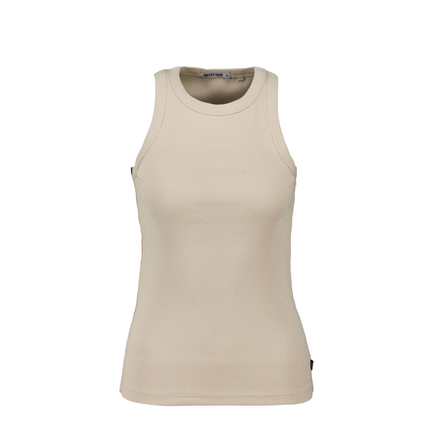 America Today Dames Singlet Gia Beige